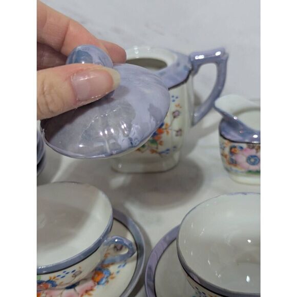 No Brand Made In Japan 23-Piece Child Tea Set Floral Design - Picture 7 of 7